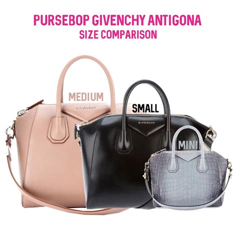 givenchy antigona medium size measurement|givenchy antigona small price.